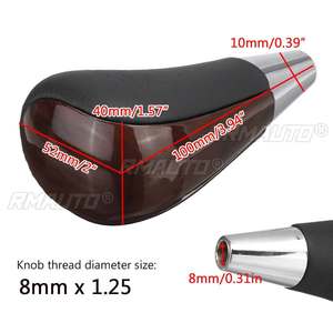 หัวเกียร์อัตโนมัติหุ้มหนัง PU สำหรับ Lexus ES300 ES330 ES350 GS300 GS460 และ Toyota Camry Corolla - Product Image 6