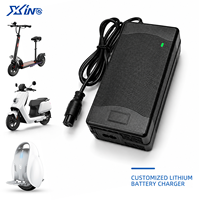 Cargador Inteligente de Batería para Scooter Eléctrico de 42V 2A, para Paquete de Baterías de Iones de Litio de 36V, con Indicador LED Inteligente, Suministro de Carga de Energía, de Fábrica