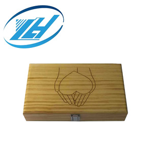 Dongguan wooden box manufacturer, pine wood exquisite and simple mirror boxes wholesale, <b>dressing</b> table gift boxes, solid wood - Product Image 5