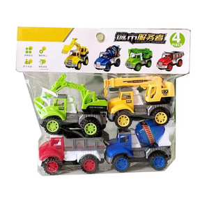Set di 4 Auto Giocattolo a Frizione, Fuoristrada, Monster Truck, Bestseller, Regalo per Bambini, <span class=keywords><strong>Camion</strong></span> <span class=keywords><strong>dei</strong></span> <span class=keywords><strong>Pompieri</strong></span> - Product Image 3