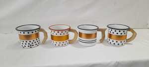 Wooden Handle Floral <b>Ceramic</b> <b>Cup</b> Black Tea Mug Decorative Drinkware for Home Gift Use - Product Image 3