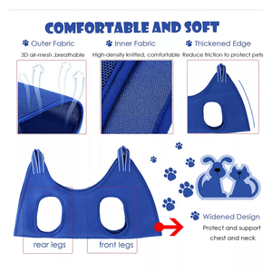 Arnés de hamaca para el cuidado de mascotas colgante para perros y gatos, ayudante de recorte suave personalizado al por mayor, colgador para cortar uñas, soporte de sujeción - Product Image 2