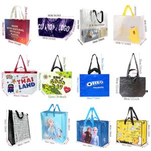 Sacs de courses écologiques en non-tissé avec poignées en sangle PP et <span class=keywords><strong>lettres</strong></span> de logo personnalisées en gros - Product Image 5