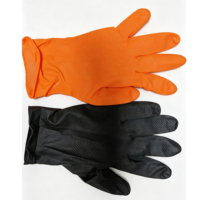 Ventes Flash : Gants jetables en nitrile robustes à motif diamant double face, résistants aux solvants 8G, pour la réparation automobile (OEM)