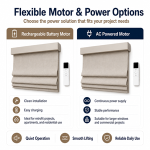 Tende Romane Elettriche in <span class=keywords><strong>Alluminio</strong></span> Isolanti Termiche Leggere per Ufficio - Product Image 4