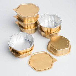 2200ml lớn nhôm khay thức ăn dùng một lần lá container Gói phục vụ Takeaway lò vi sóng thiếc lá nồi nhôm nướng cốc hộp - Product Image 6