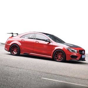 Kit de Carrocería para Mercedes Benz <span class=keywords><strong>Clase</strong></span> <span class=keywords><strong>CLA</strong></span> CLA200 W117, Faldones Laterales Anchos, Labio Delantero de Fibra de Carbono, Difusor Trasero, Alerón de Maletero, Capó - Product Image 2