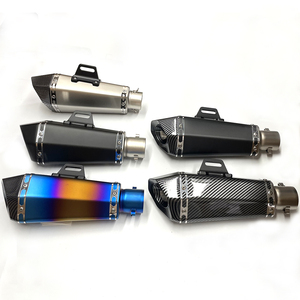 Silencieux d'échappement de moto de haute qualité Racing Line avec DB Killer pour GIXXER155 SF250 ZX25R RSV4 <span class=keywords><strong>MT09</strong></span> TMAX XMAX125 NVX AEROX - Product Image 3