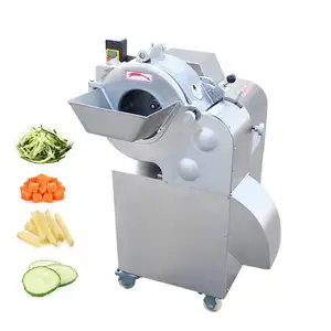 top list Electric Vegetable Cutting Machine Vegetables Fruit Ginger Potato Carrot Dicing Slicing Cube Cutting Machine