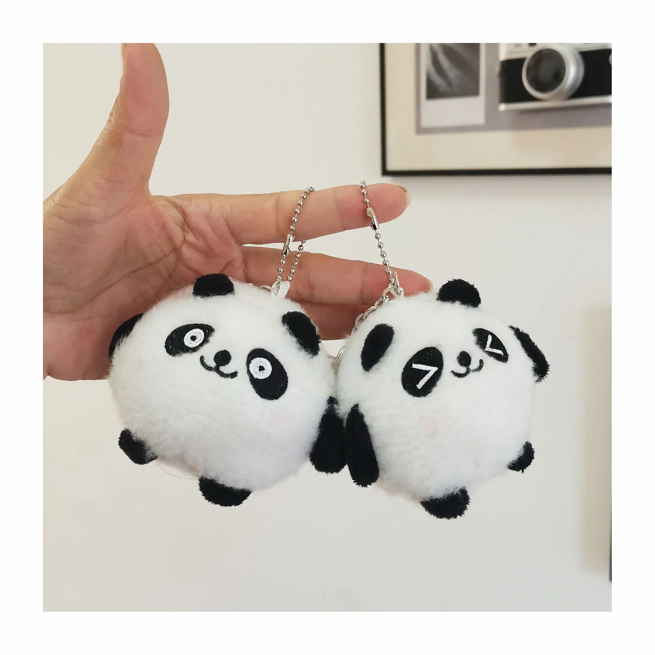 Promotionnel mini peluche porte-clés mignon dessin animé doux peluche poupée jouets porte-clés