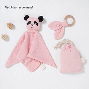 <span class=keywords><strong>Couverture</strong></span> de couette de bébé de conception de <span class=keywords><strong>Panda</strong></span> de mousseline de coton organique de certificat de la CE - Product Image 5