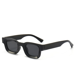 Atacado Óculos De Sol Dos Homens De Luxo Clássico Retro Quadrado Quadro Preto Verde Amarelo Claro Branco Lente Polarizada TAC Óptico PC - Product Image 6