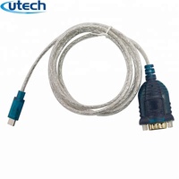 Cable Convertidor USB-C a RS232 de Alta Calidad, Nuevo Modelo 2026, OEM, con Blindaje Trenzado y Revestimiento de PVC para Uso en Computadoras