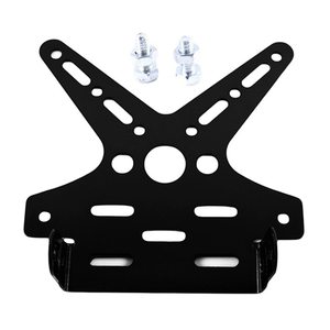 Soporte Universal de Aleación para Matrícula de Motocicleta, Soporte Ajustable de Aluminio para Placa de Matrícula - Product Image 4