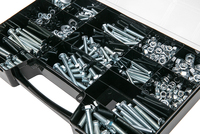 Fabricant d'usine Ensemble d'outils en acier personnalisé Assortiment de vis et écrous à main avec support de personnalisation OEM