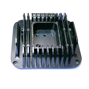 Venta al por mayor de fábrica Cobre Soldadura Tubos de calor Extrusión de aluminio Hebilla Aleta Disipador de calor con base - Product Image 6