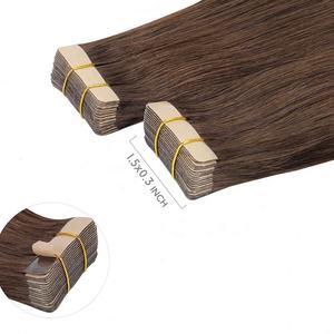 Extensions de cheveux humains vierges brésiliens à double trame européenne, qualité supérieure, invisibles, trame unique, Amygirl Tape - Product Image 3