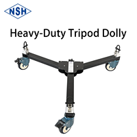NSH pliable trépied Studio roue caméra accessoires trépied Dolly Base fondation équipement de photographie