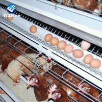 Système d'équipement avicole automatique pour l'élevage de poulets pondeurs en cages de type A pour l'utilisation en ferme avicole