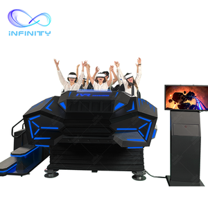 Réalité virtuelle multijoueur cinéma 6 sièges jeu Vr chaise <span class=keywords><strong>film</strong></span> cinéma Machine x-ship 6 joueurs plate-forme dynamique pour parc à thème - Product Image 2