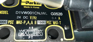 Hydraulische Directionele Klep D3w020bnjw42 D1vw020bnjw91 D3w004cnjn42 D3w020bnj30 Parker Klep D1vw D 3W - Product Image 2