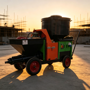 Machine à projeter du mortier pour les projets de plâtrage des murs d'appartements et de condos - Product Image 3