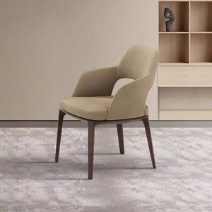 Chaises De Salle a Manger Moderne De Luxe Sillas de comedor de diseño con patas de madera de fresno - Product Image 1