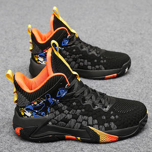 Vente en gros de baskets respirantes de haute qualité, antidérapantes, réfléchissantes, OEM, chaussures de basket-ball d'extérieur pour hommes - Product Image 6