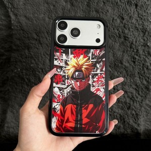 Coque de téléphone portable en acrylique personnalisée avec impression OEM d'usine, motif dessin animé Sasuke, pour iPhone 11 12 13 14 15 16 17 Pro Max, vente en gros - Product Image 2