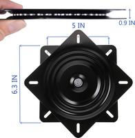 Voll kugellager rotierender Universal-Plattenspieler Hochleistungs-360-Grad-Möbel Bar Chair Tisch fuß Plattenspieler Sofa Hardware