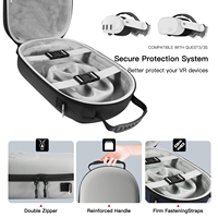 Boîte de rangement de protection EVA pour lunettes VR Oculus Quest 3S, sac à bandoulière pour la maison et les voyages