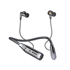 Écouteurs sportifs à longue autonomie, suppression du bruit, sans fil, tour de cou, Bluetooth - Product Image 1