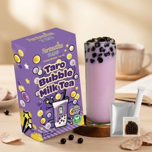 Kit Instantáneo de Boba para Té de Burbujas, Caja de 150g, Rápido y Conveniente, Sabor Taro - Product Image 1