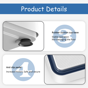 Werkseitige Direkt versorgung <span class=keywords><strong>Anti</strong></span>-Rutsch-Pedal Blaue Vibrations plattform Vibrationsplatten-Trainings gerät mit LED-Großbild schirm - Product Image 3
