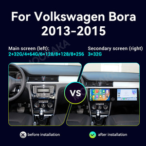 Para Volkswagen Bora 2013-2015 reproductor Multimedia unidad principal de pantalla Dual de 10,1 pulgadas con reproductor de CD conexión USB cámara de respaldo GPS - Product Image 2