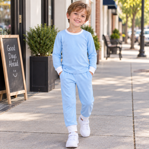 <span class=keywords><strong>Pyjama</strong></span> décontracté imprimé <span class=keywords><strong>lapin</strong></span> de Pâques pour garçons, ensemble 2 pièces, vente en gros, nouveau style, vêtements de nuit pour enfants - Product Image 4