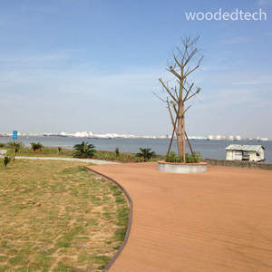 Piso compuesto de cubierta sólida de bajo mantenimiento estabilizado UV para áreas de alto tráfico 140x40mm Garantía de 10 años - Product Image 5