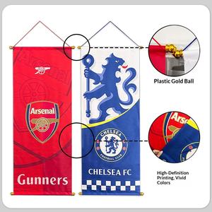 Bandera de Fútbol 2026 para EE. UU.-Canadá-México, Diseño de Dibujos Animados Colgante, Tela de Poliéster, Decoración para Clubes, Suministros para Bares - Product Image 3