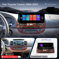 Ensemble d'autoradio tactile 12,3 pouces pour Toyota Camry 2000-2003, CarPlay sans fil, GPS, Bluetooth, autoradio universel, écran
