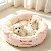 Cama Cuadrada para Mascotas, Perros y Gatos, Impresión Personalizada, Franela Suave al Tacto, Acolchado Antideslizante, Varios Tamaños, Lavable a Máquina, Uso Diario