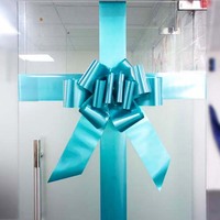 Colorart Nœud géant doré de 20 pouces, multi-styles, ruban décoratif pour emballage cadeau, fleurs et ruban de tirage de porte