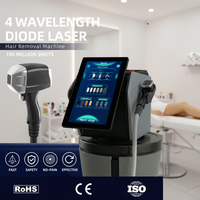 Appareil portable d'épilation au laser diode esthétique avec longueur d'onde de 755 nm pour tous les types de poils indésirables, fabriqué en Chine