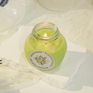 Usine en gros prêt à l'<span class=keywords><strong>emploi</strong></span> premier navire décoration de la maison huile essentielle cire de soja parfum différent pot en béton fournitures de fête - Product Image 1