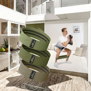 Bandas de resistencia para ejercicios antideslizantes, Cuerdas elásticas de bucle de tensión para piernas, levantamiento de glúteos, estiramiento corporal, Yoga, Pilates, entrenamientos - Product Image 3