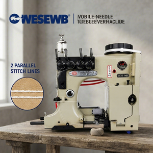 GK35-7A Electric Flat-Bed Lock Stitch Heavy Duty High Speed <b>Automatic</b> Industrial Plastic Bag Closer Rice Bag <b>Sewing</b> <b>Machine</b> New - Product Image 1