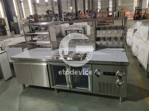 Mostrador para preparar té de burbujas, barra de agua para té de burbujas, mostrador de trabajo. - Product Image 6