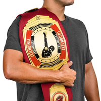 Ceinture de championnat personnalisable d'haltérophilie 6lb | Bodybuilding Awards Ceinture de lutte d'haltérophilie Boxe Kickboxing