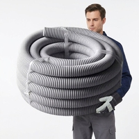 Tuyau flexible en PVC ondulé OEM, imperméable, anti-UV, tube flexible électrique