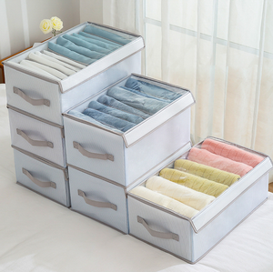 Boîte <span class=keywords><strong>de</strong></span> rangement <span class=keywords><strong>en</strong></span> Nylon lavable et pliable, 7 grilles, <span class=keywords><strong>organisateur</strong></span> <span class=keywords><strong>de</strong></span> vêtements <span class=keywords><strong>en</strong></span> <span class=keywords><strong>maille</strong></span> pliable pour pantalons et Leggings - Product Image 4