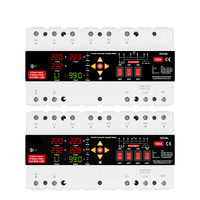 Commutateur de transfert automatique triphasé ATS L&N à double coupure 63A 220V avec contrôle du temps et protection contre les surtensions et les surintensités